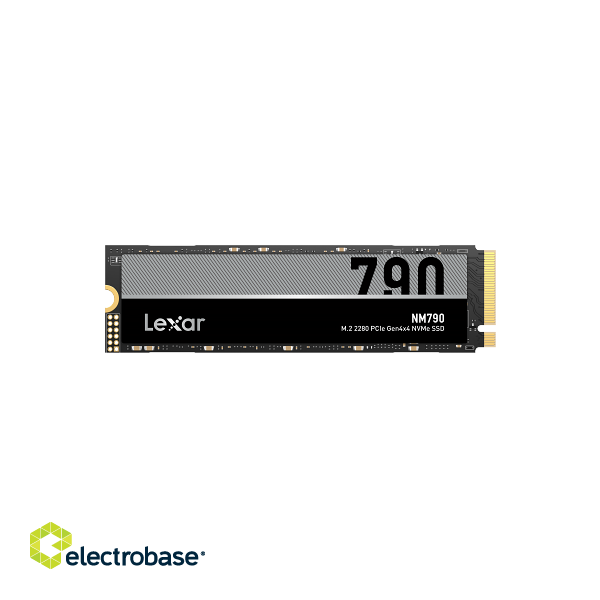 Lexar | SSD | NM790 | 4000 GB | SSD form factor M.2 2280 | SSD interface M.2 NVMe | Read speed 7400 MB/s | Write speed 6500 MB/s image 1