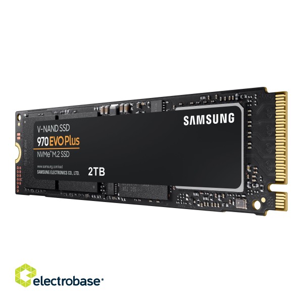 Samsung | 970 Evo Plus | 2000 GB | SSD interface M.2 NVME | Read speed 3500 MB/s | Write speed 3300 MB/s image 1