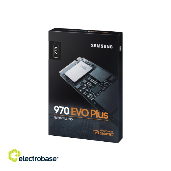 Samsung | 970 Evo Plus | 2000 GB | SSD interface M.2 NVME | Read speed 3500 MB/s | Write speed 3300 MB/s фото 5
