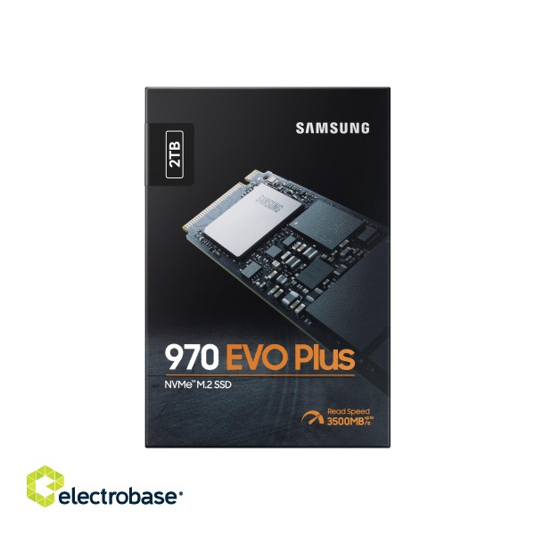 Samsung | 970 Evo Plus | 2000 GB | SSD interface M.2 NVME | Read speed 3500 MB/s | Write speed 3300 MB/s image 6