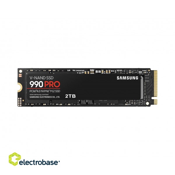 Samsung | 990 PRO | 2000 GB | SSD form factor M.2 2280 | SSD interface PCIe Gen4x4 | Read speed 7450 MB/s | Write speed 6900 MB/s image 1