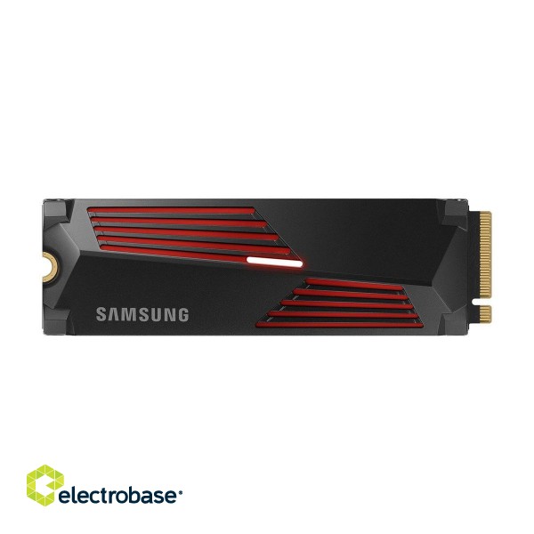 Samsung | 990 PRO with Heatsink | 4000 GB | SSD form factor M.2 2280 | SSD interface M.2 NVME | Read speed 7450 MB/s | Write speed 6900 MB/s фото 2