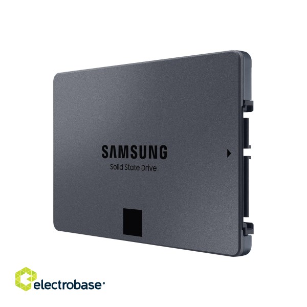 Samsung | SSD | 870 QVO | 1000 GB | SSD form factor 2.5" | SSD interface SATA III | Read speed 560 MB/s | Write speed 530 MB/s image 1