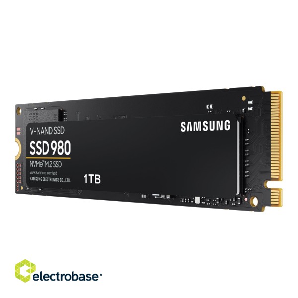 Samsung | V-NAND SSD | 980 | 1000 GB | SSD form factor M.2 2280 | SSD interface M.2 NVME | Read speed 3500 MB/s | Write speed 3000 MB/s image 2