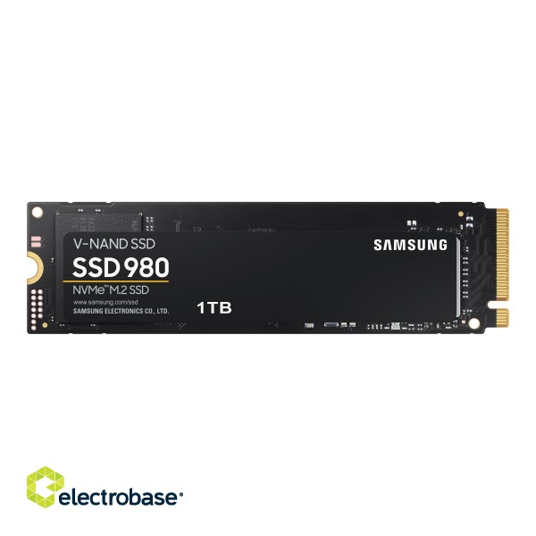 Samsung | V-NAND SSD | 980 | 1000 GB | SSD form factor M.2 2280 | SSD interface M.2 NVME | Read speed 3500 MB/s | Write speed 3000 MB/s paveikslėlis 3