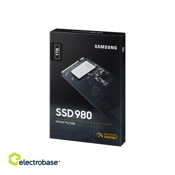 Samsung | V-NAND SSD | 980 | 1000 GB | SSD form factor M.2 2280 | SSD interface M.2 NVME | Read speed 3500 MB/s | Write speed 3000 MB/s фото 6