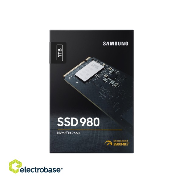 Samsung | V-NAND SSD | 980 | 1000 GB | SSD form factor M.2 2280 | SSD interface M.2 NVME | Read speed 3500 MB/s | Write speed 3000 MB/s image 7