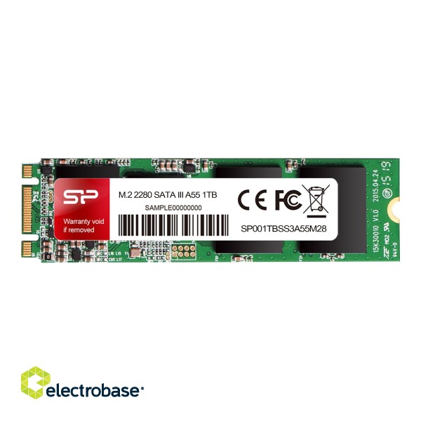 Silicon Power | A55 | 256 GB | SSD interface M.2 SATA | Read speed 550 MB/s | Write speed 450 MB/s фото 2