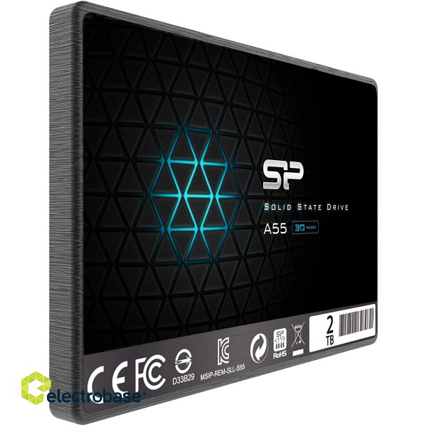 Silicon Power | Ace | A55 | 2000 GB | SSD form factor 2.5" | SSD interface SATA III | Read speed 500 MB/s | Write speed 450 MB/s image 2
