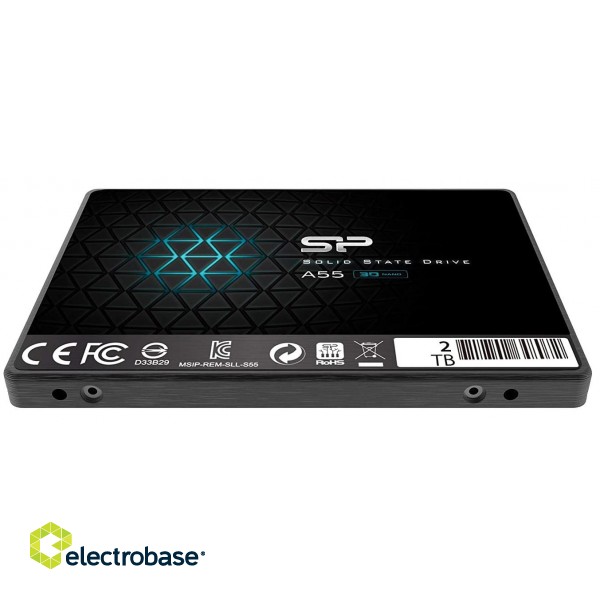 Silicon Power | Ace | A55 | 2000 GB | SSD form factor 2.5" | SSD interface SATA III | Read speed 500 MB/s | Write speed 450 MB/s image 4