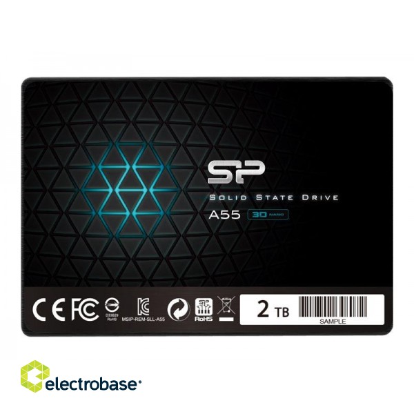 Silicon Power | Ace | A55 | 2000 GB | SSD form factor 2.5" | SSD interface SATA III | Read speed 500 MB/s | Write speed 450 MB/s image 3