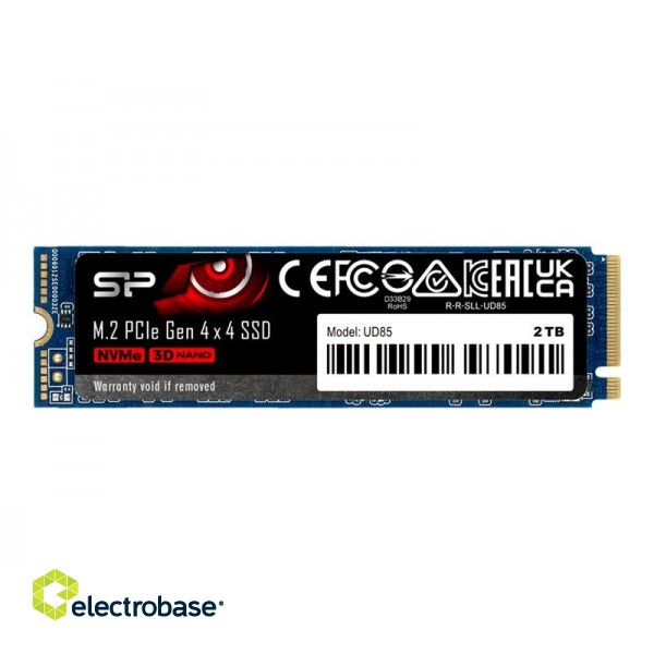 Silicon Power | SSD | UD85 | 1000 GB | SSD form factor M.2 2280 | SSD interface PCIe Gen4x4 | Read speed 3600 MB/s | Write speed 2800 MB/s image 2