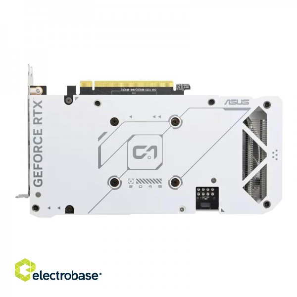 Asus | DUAL-RTX4060TI-O8G-WHITE | NVIDIA | 8 GB | GeForce RTX 4060 Ti | GDDR6 | HDMI ports quantity 1 | PCI Express 4.0 | Memory clock speed 18000 MHz image 9