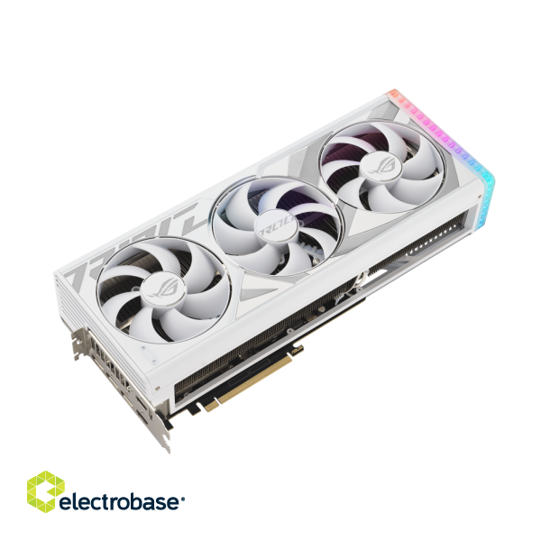 Asus | ROG-STRIX-RTX4090-O24G-WHITE | NVIDIA | 24 GB | GeForce RTX 4090 | GDDR6X | HDMI ports quantity 2 | PCI Express 4.0 | Memory clock speed 2610 MHz image 3