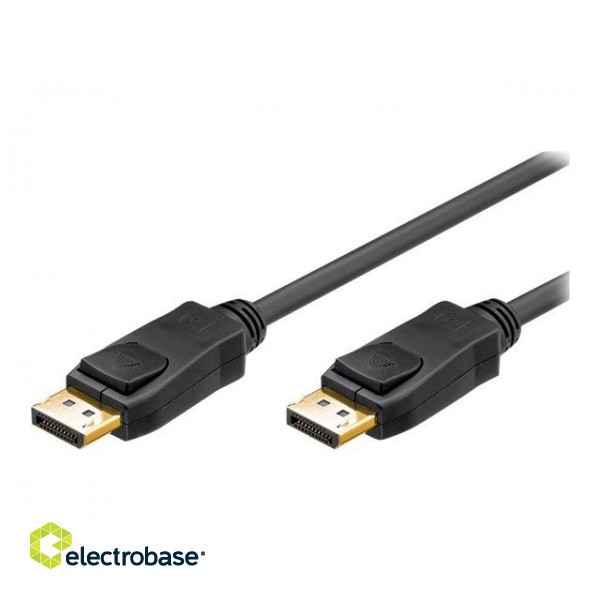 Goobay | DisplayPort connector cable 1.2 | Black | DP to DP | 3 m image 3