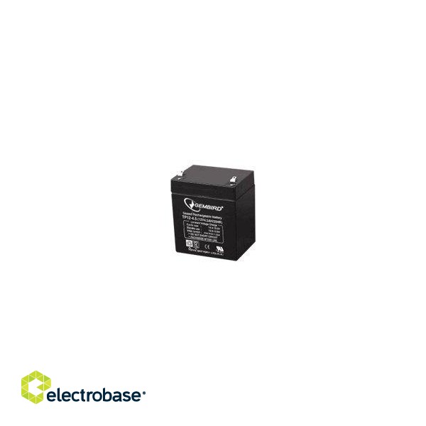 EnerGenie Rechargeable battery 12 V 4.5 AH for UPS | EnerGenie image 3
