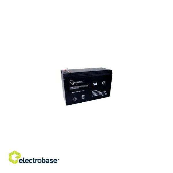 EnerGenie Rechargeable battery 12 V 9 AH for UPS | EnerGenie | 9 Ah VA image 3