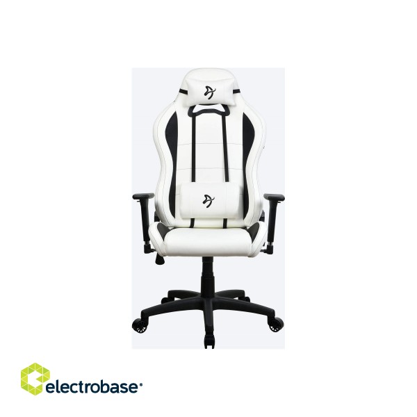 Arozzi Frame material: Metal; Wheel base: Nylon; Upholstery: Soft PU | Arozzi | Gaming Chair | Torretta SoftPU | White image 1