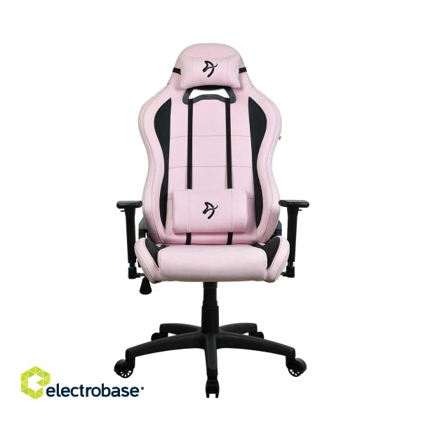 Arozzi Frame material: Metal; Wheel base: Nylon; Upholstery: Supersoft | Arozzi | Gaming Chairs | Torretta SuperSoft | Pink image 1