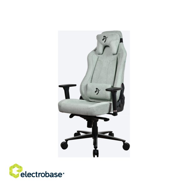 Arozzi Frame material: Metal; Wheel base: Aluminium; Upholstery: Soft Fabric | Arozzi | Gaming Chair | Vernazza SoftFabric | Pearl Green image 1