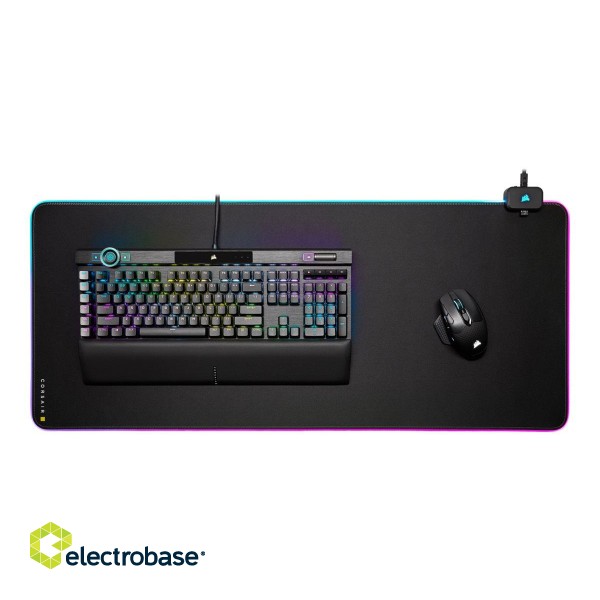 Corsair | MM700 | Gaming mouse pad | 930 x 400 x 4 mm | Black image 4