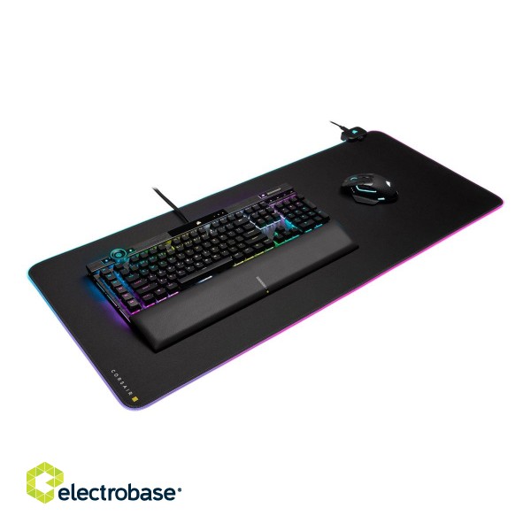 Corsair | MM700 | Gaming mouse pad | 930 x 400 x 4 mm | Black paveikslėlis 8