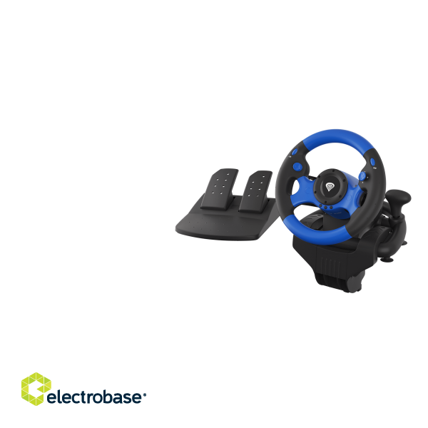 Genesis | Driving Wheel | Seaborg 350 | Blue/Black | Game racing wheel image 1