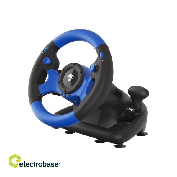 Genesis | Driving Wheel | Seaborg 350 | Blue/Black | Game racing wheel image 4