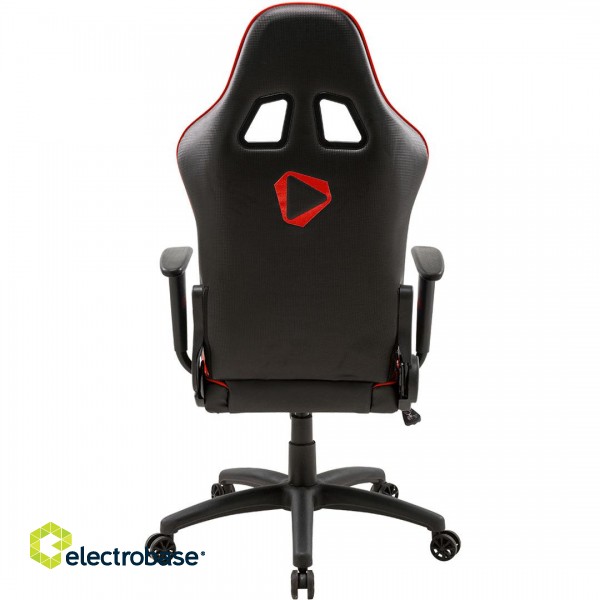 Onex PVC; Nylon caster; Metal | Onex | Gaming chair | ONEX GX220 | Black/ red image 4
