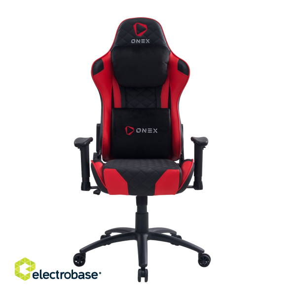 Onex Nylon caster; Metal | Gaming chairs | ONEX GX330 | Black/ Red image 1