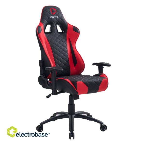 Onex Nylon caster; Metal | Gaming chairs | ONEX GX330 | Black/ Red image 3