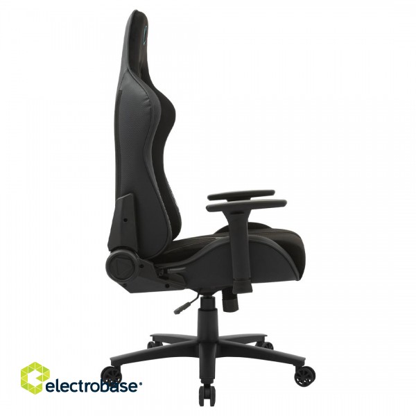 Onex PVC; Nylon caster; Metal | Gaming chairs | ONEX STC Alcantara | Black image 3