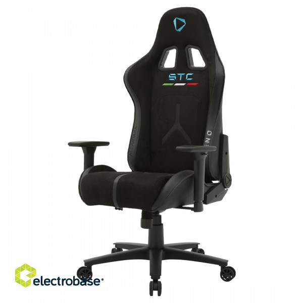 Onex PVC; Nylon caster; Metal | Gaming chairs | ONEX STC Alcantara | Black paveikslėlis 6