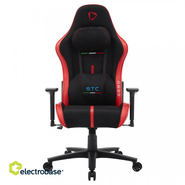 Onex AirSuede | Onex | Gaming chairs | ONEX STC | Black/ Red paveikslėlis 1