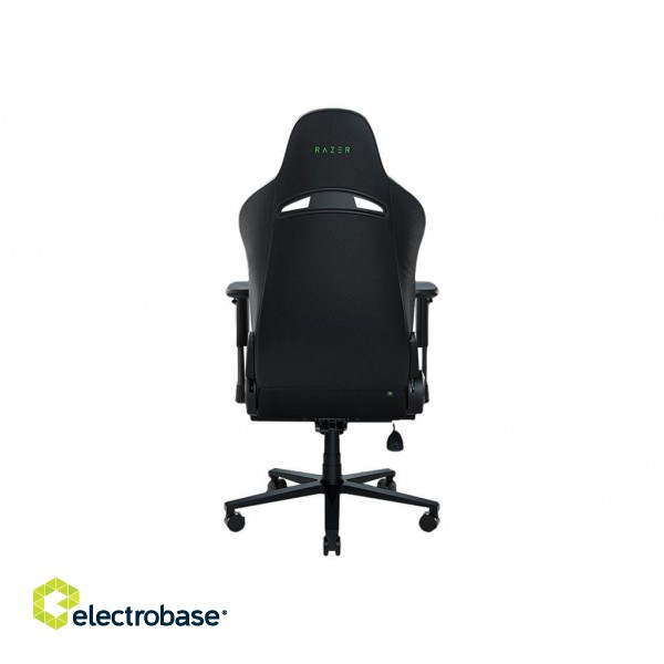 Razer mm | EPU Synthetic Leather; Steel; High density Polyurethane Moulded Foam | Enki X Ergonomic Gaming Chair Black/Green image 4