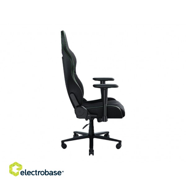 Razer Enki X Ergonomic Gaming Chair EPU Synthetic Leather; Steel; High density Polyurethane Moulded Foam | Black/Green paveikslėlis 5