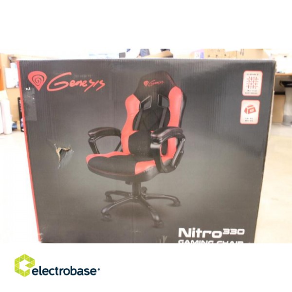 SALE OUT.  | Genesis Gaming chair Nitro 330 | NFG-0752 | Black - red | DAMAGED PACKAGING image 1
