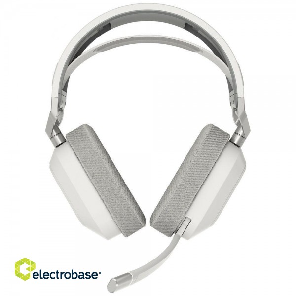 Corsair | Gaming Headset | HS80 MAX | Built-in microphone | Bluetooth | Wireless | Bluetooth | Over-Ear | Wireless | White image 4