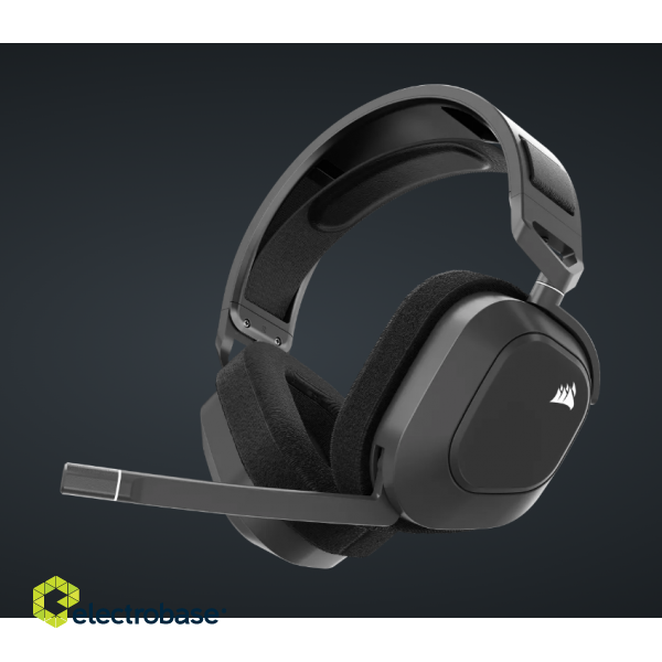 Corsair | Gaming Headset | HS80 Max | Built-in microphone | Bluetooth | Wireless | Bluetooth | Over-Ear | Wireless | Steel Gray фото 2