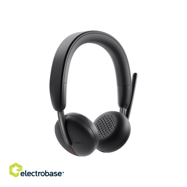 Dell | On-Ear Headset | WL3024 | Built-in microphone | Wireless | Black image 2