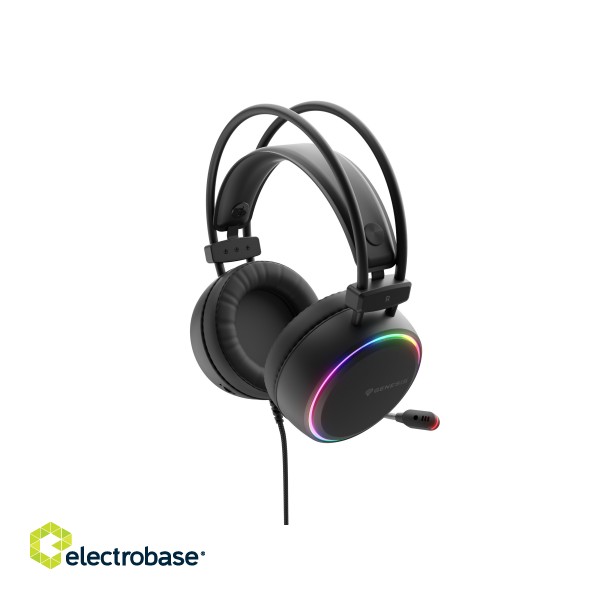 Genesis | On-Ear Gaming Headset | Neon 613 | Built-in microphone | 3.5 mm image 3