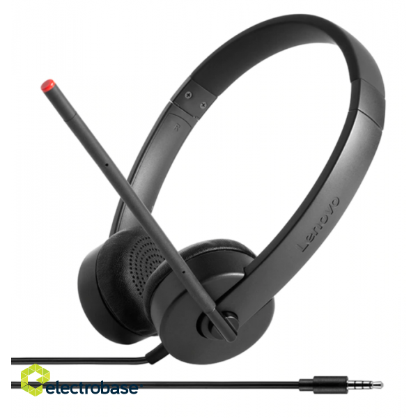 Lenovo | Essential Stereo Analog Headset | Essential Stereo | Yes | 3.5 mm paveikslėlis 1