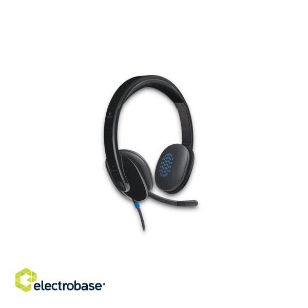 Logitech | Headset | H540 | On-Ear USB Type-A | Black paveikslėlis 9