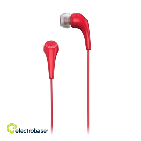 Motorola | Headphones | Earbuds 2-S | In-ear Built-in microphone | In-ear | 3.5 mm plug | Red paveikslėlis 1