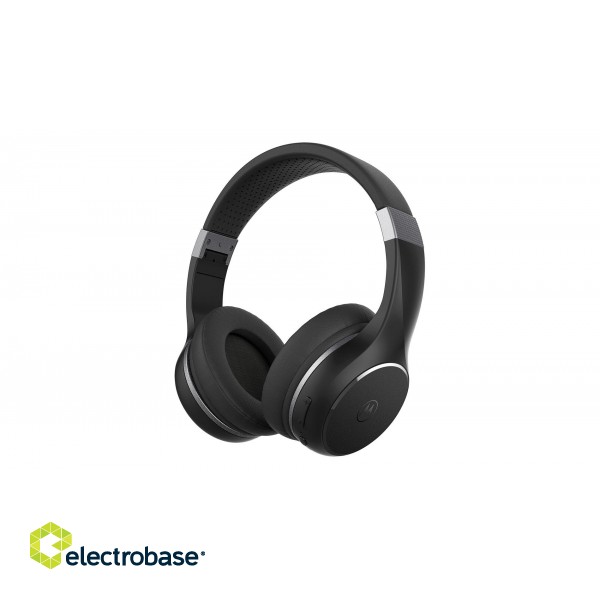 Motorola | Headphones | Moto XT220 | Over-Ear Built-in microphone | Over-Ear | Bluetooth | Bluetooth | Wireless | Black image 1