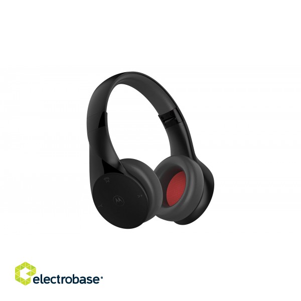 Motorola | Headphones | Moto XT500 | Over-Ear Built-in microphone | Over-Ear | Bluetooth | Bluetooth | Wireless | Black image 1