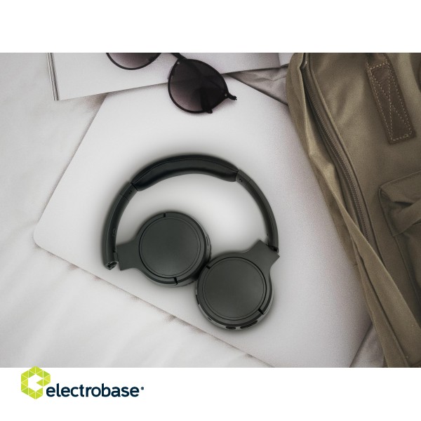 Muse | Stereo Headphones | M-272 BT | Built-in microphone | Bluetooth | Grey фото 2