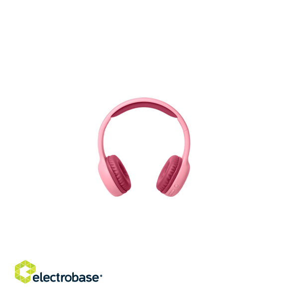 Muse | M-215BTP | Bluetooth Stereo Kids Headphones | Wireless | Over-Ear | Bluetooth | Wireless | Pink image 2