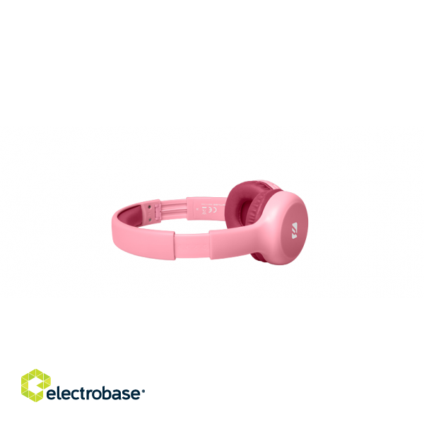 Muse | Bluetooth Stereo Kids Headphones | M-215BTP | Wireless | Over-Ear | Bluetooth | Wireless | Pink image 3