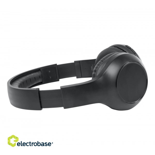 New-One | Headphones | HD 68 | Wireless | Bluetooth | Black paveikslėlis 3